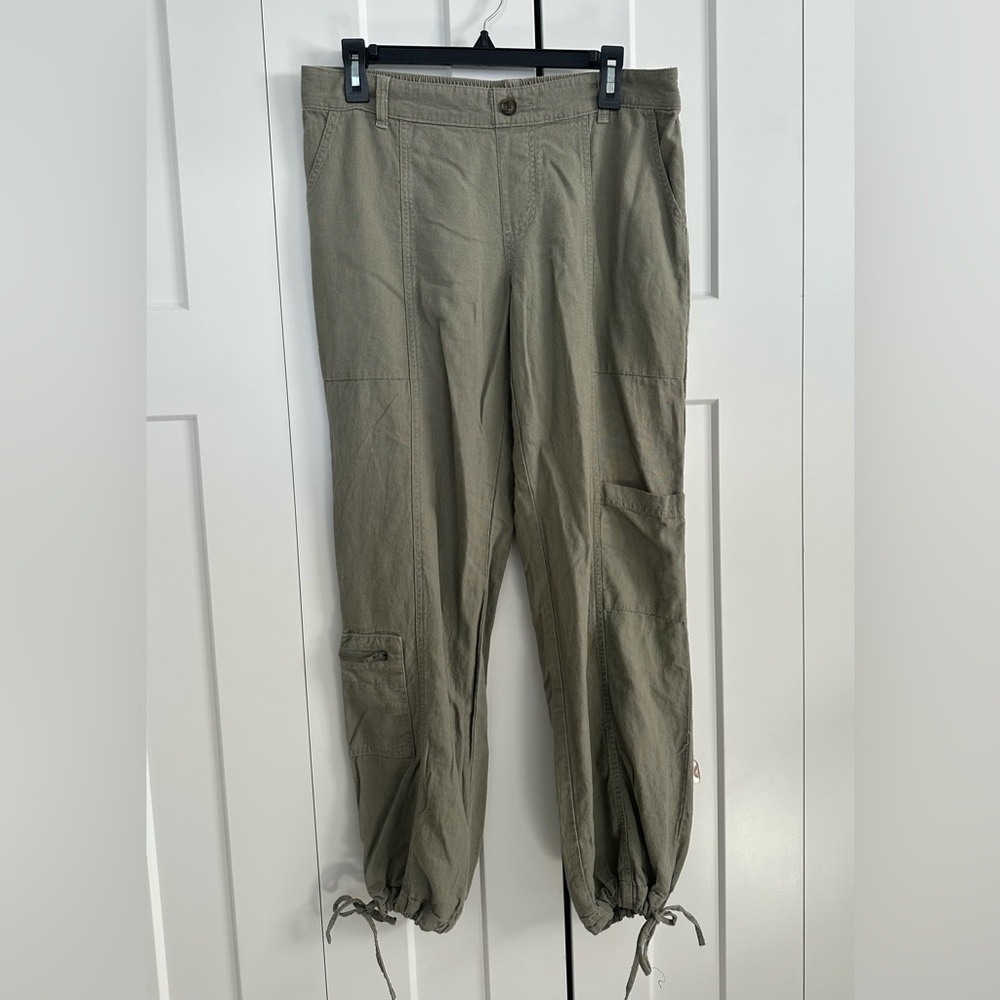 Rewash Women’s Olive Pull On Cargo Pants M